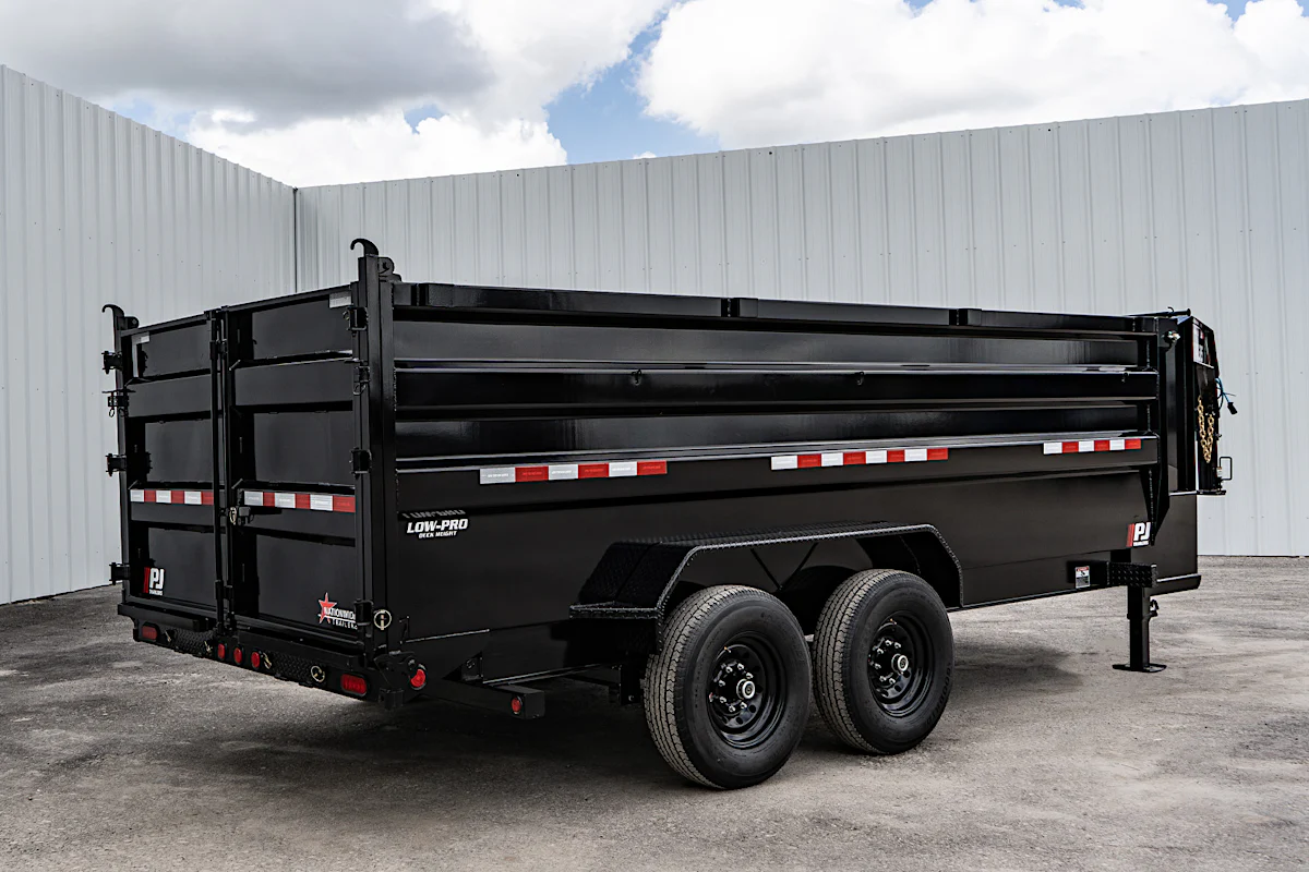 PJ Trailers 16'x83" Low Pro High Side Dump Trailer w/ 4' Sides (DM) - Stock #90997 - Image 20 of 34 PJ Trailers 16'x83" Low Pro High Side Dump Trailer w/ 4' Sides (DM) - Stock #90997 - Image 20 of 34