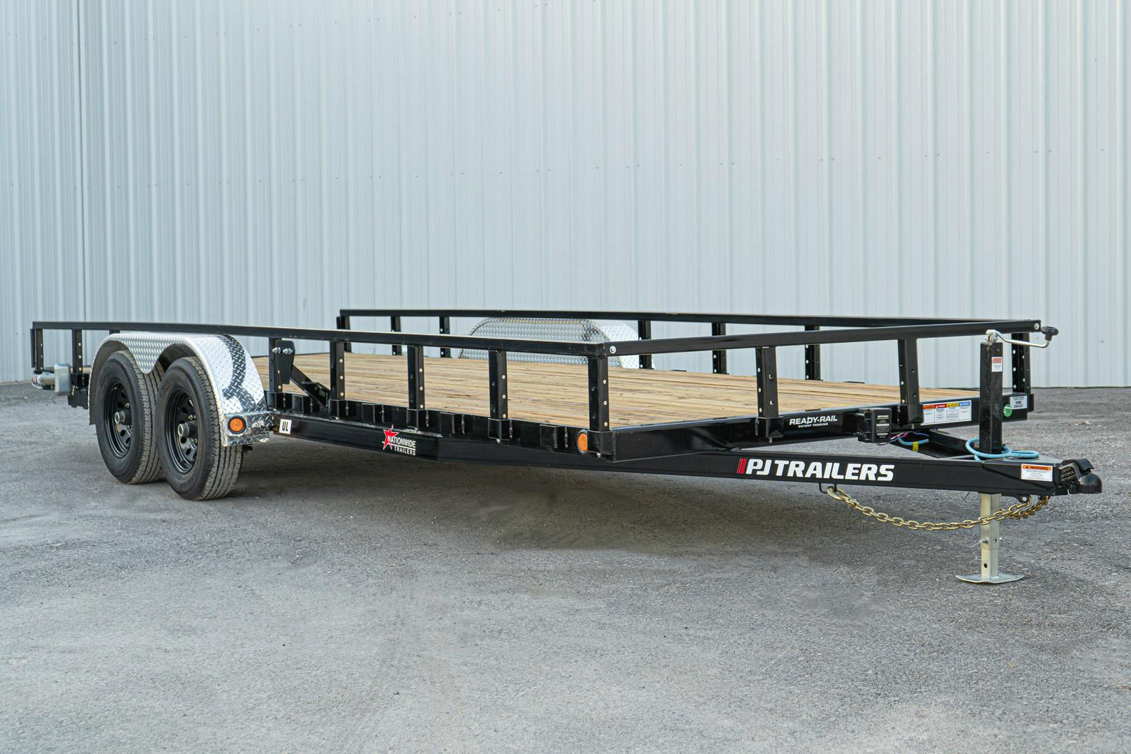 PJ Trailers 20'x83" Tandem Axle 4" Channel Utility Trailer (UL) - Stock #91001 - Image 2 of 12