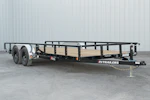 PJ Trailers 20'x83" Tandem Axle 4" Channel Utility Trailer (UL) Stock #91001 - Thumbnail 2