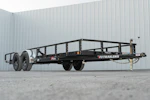 PJ Trailers 20'x83" Tandem Axle 4" Channel Utility Trailer (UL) Stock #91001 - Thumbnail 3