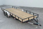 PJ Trailers 20'x83" Tandem Axle 4" Channel Utility Trailer (UL) Stock #91001 - Thumbnail 4