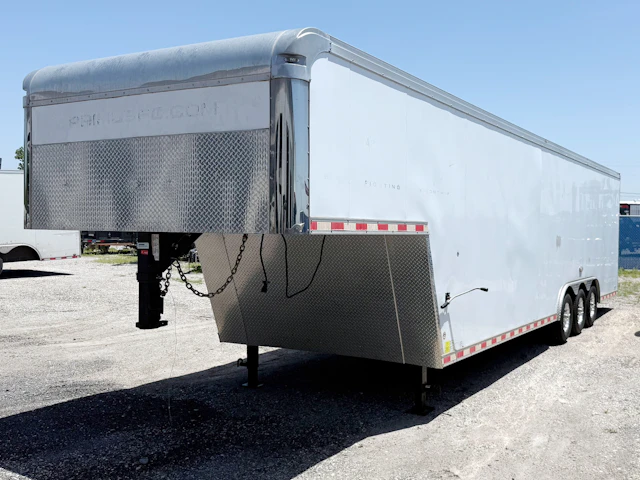 Cargo Mate USED 8.5'x34' Triple Axle Gooseneck Enclosed Cargo Trailer