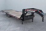 PJ Trailers 26'x102" Gooseneck Deckover Power Tilt Trailer (T8) Stock #91046 - Thumbnail 2