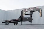 PJ Trailers 26'x102" Gooseneck Deckover Power Tilt Trailer (T8) Stock #91046 - Thumbnail 4
