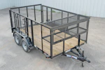 Texas Bragg 12'x83" Landscape Trailer w/ 4' Sides & 4' Gate (L2) Stock #91078 - Thumbnail 4