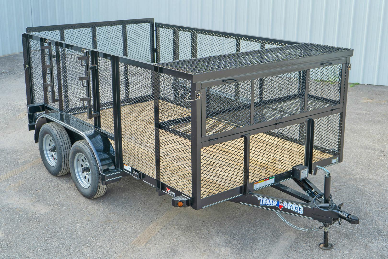 Texas Bragg 12'x83" Landscape Trailer w/ 4' Sides & 4' Gate (L2) - Stock #91079 - Image 1 of 15