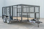Texas Bragg 12'x83" Landscape Trailer w/ 4' Sides & 4' Gate (L2) Stock #91079 - Thumbnail 2