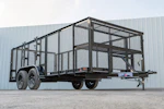 Texas Bragg 16'x83" Landscape Trailer w/ 4' Sides & 4' Gate (L2) Stock #91088 - Thumbnail 3