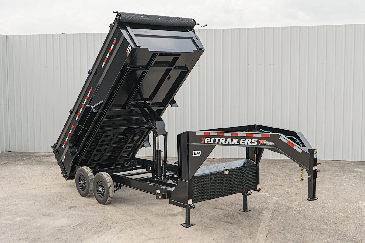 PJ Trailers 16'x83" Low Pro High Side Dump Trailer w/ 3' Sides (DM) - Stock #91100 - Image 2 of 28 PJ Trailers 16'x83" Low Pro High Side Dump Trailer w/ 3' Sides (DM) - Stock #91100 - Image 2 of 28