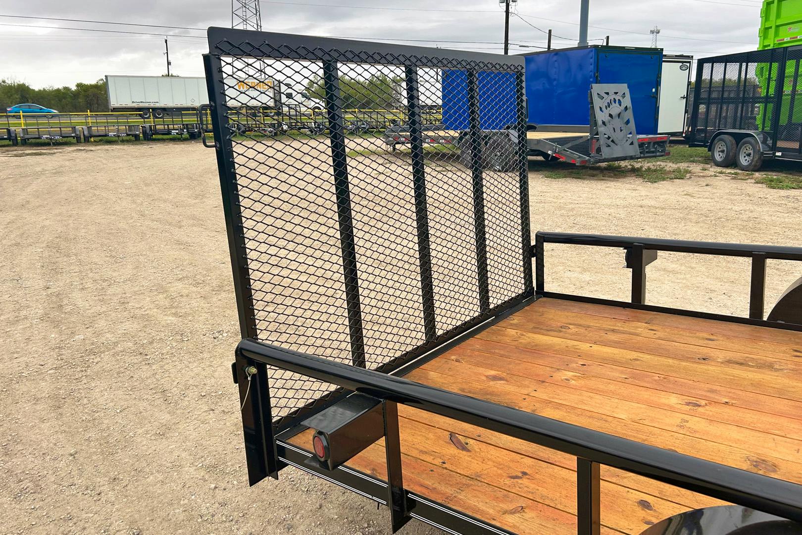 Texas Bragg 12'x77" Utility Trailer w/ 4' Gate (U2) - Stock #91104 - Image 3 of 5