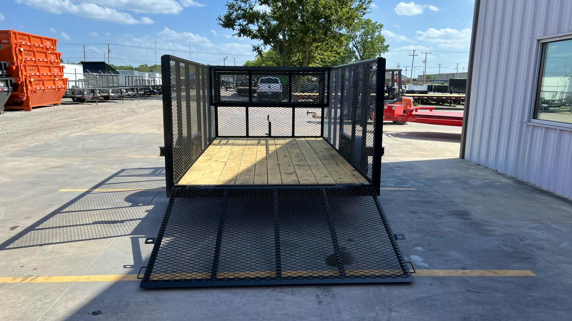 Texas Bragg 12'x77" Landscape Trailer w/ 4' Sides & 4' Gate (L1) - Stock #91105 - Image 3 of 8