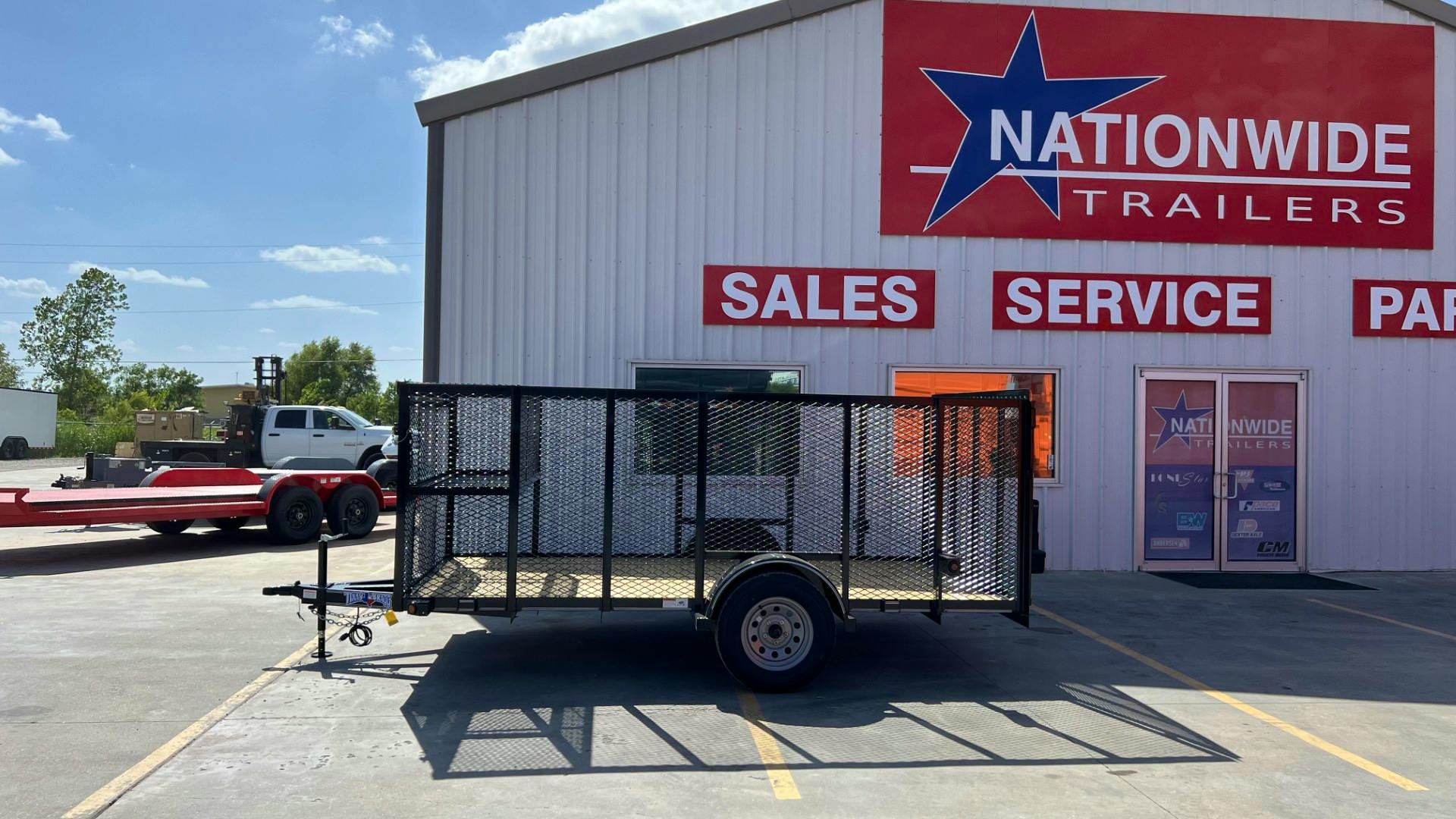 Texas Bragg 12'x77" Landscape Trailer w/ 4' Sides & 4' Gate (L1) - Stock #91105 - Image 4 of 8