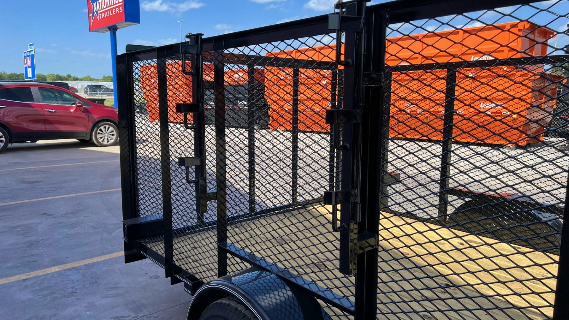 Texas Bragg 12'x77" Landscape Trailer w/ 4' Sides & 4' Gate (L1) - Stock #91105 - Image 5 of 8