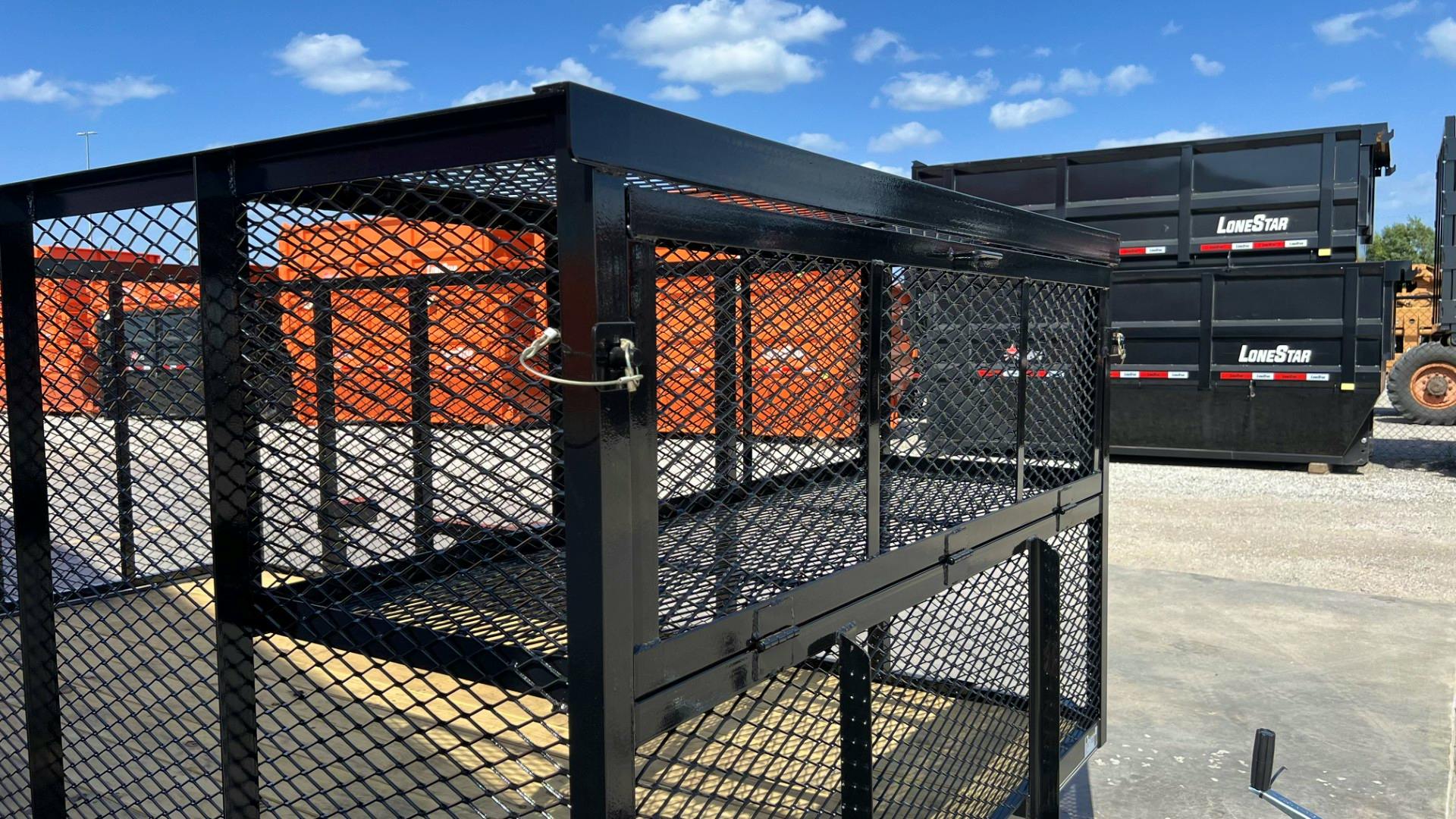Texas Bragg 12'x77" Landscape Trailer w/ 4' Sides & 4' Gate (L1) - Stock #91105 - Image 6 of 8