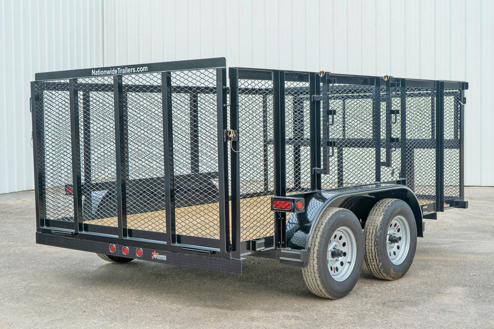 Texas Bragg 12'x83" Landscape Trailer w/ 4' Sides & 4' Gate (L2) - Stock #91109 - Image 14 of 15