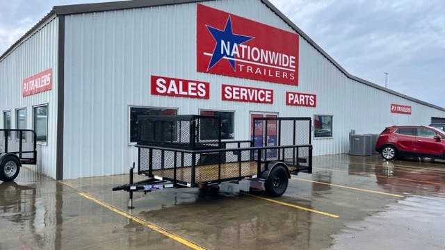 Texas Bragg 12'x77" Landscape Trailer w/ 2' Sides & 4' Gate (L1) - Stock #91116 - Image 1 of 1