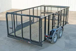 Texas Bragg 14'x83" Landscape Trailer w/ 4' Sides & 4' Gate (L2) Stock #91127 - Thumbnail 7