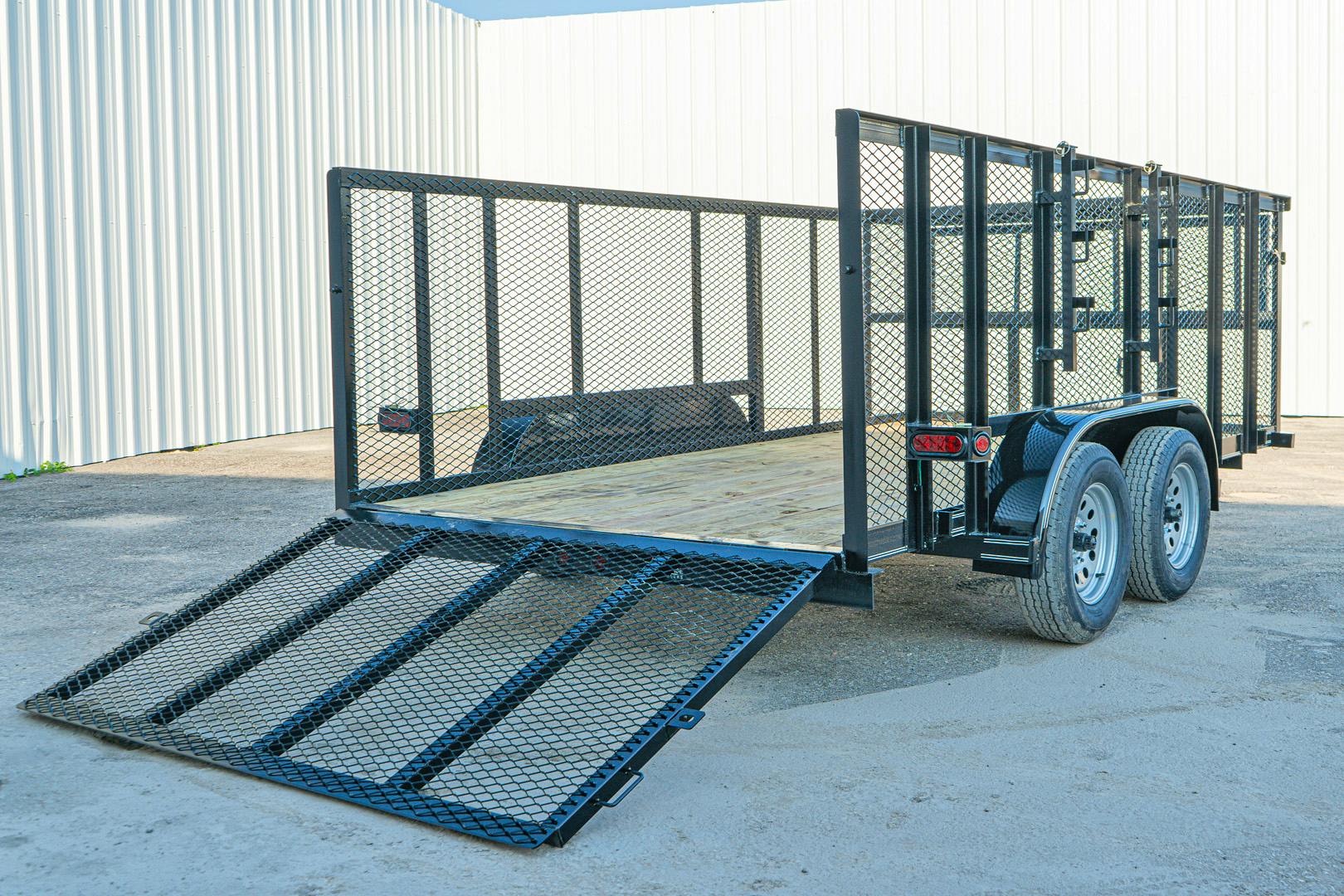 Texas Bragg 14'x83" Landscape Trailer w/ 4' Sides & 4' Gate (L2) - Stock #91128 - Image 10 of 10