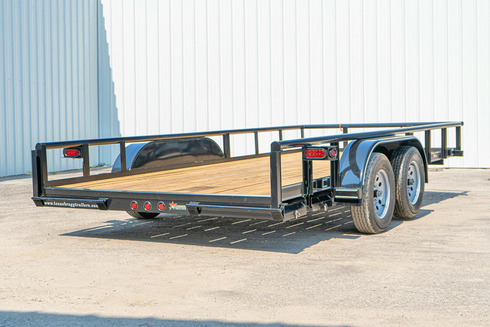 Texas Bragg 16'x83" Utility Trailer w/ Slide-In Ramps (U2) - Stock #91129 - Image 8 of 9