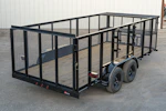 Texas Bragg 16'x83" Landscape Trailer w/ 4' Sides & 4' Gate (L2) Stock #91131 - Thumbnail 11