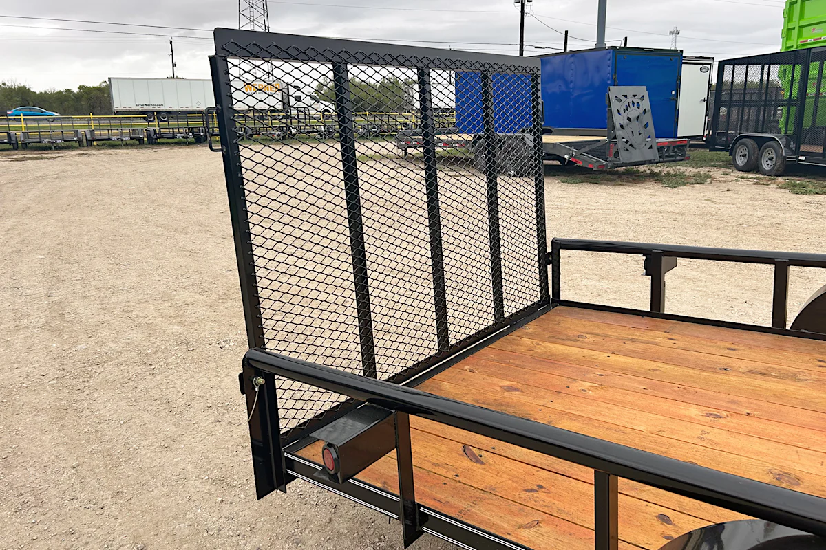 Texas Bragg 12'x77" Utility Trailer w/ 4' Gate (U2) - Stock #91133 - Image 3 of 5 Texas Bragg 12'x77" Utility Trailer w/ 4' Gate (U2) - Stock #91133 - Image 3 of 5