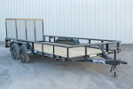Texas Bragg 16'x83" Utility Trailer w/ 4' Gate (U2) Stock #91140 - Thumbnail 3