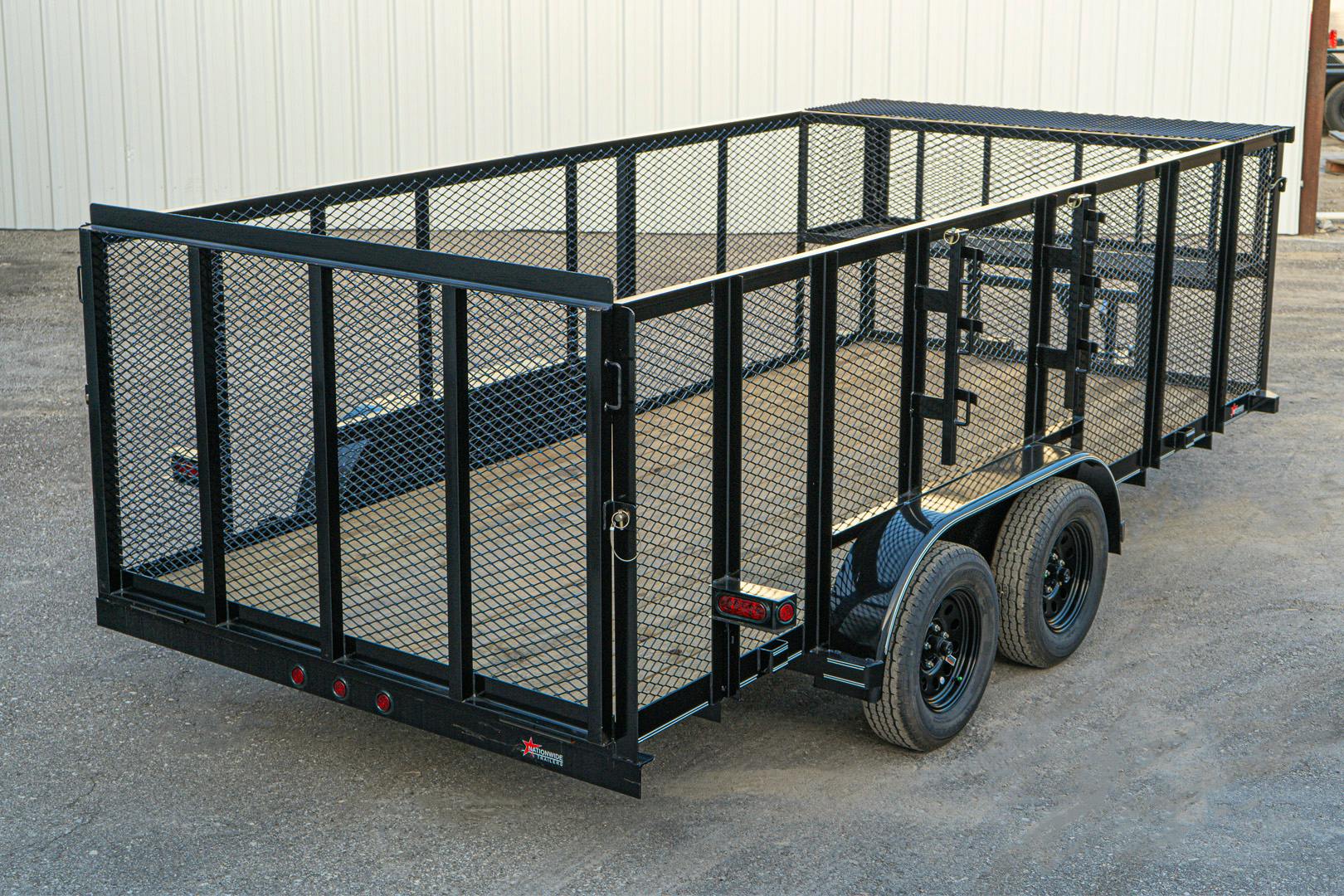 Texas Bragg 16'x83" Landscape Trailer w/ 4' Sides & 4' Gate (L2) - Stock #91150 - Image 13 of 16