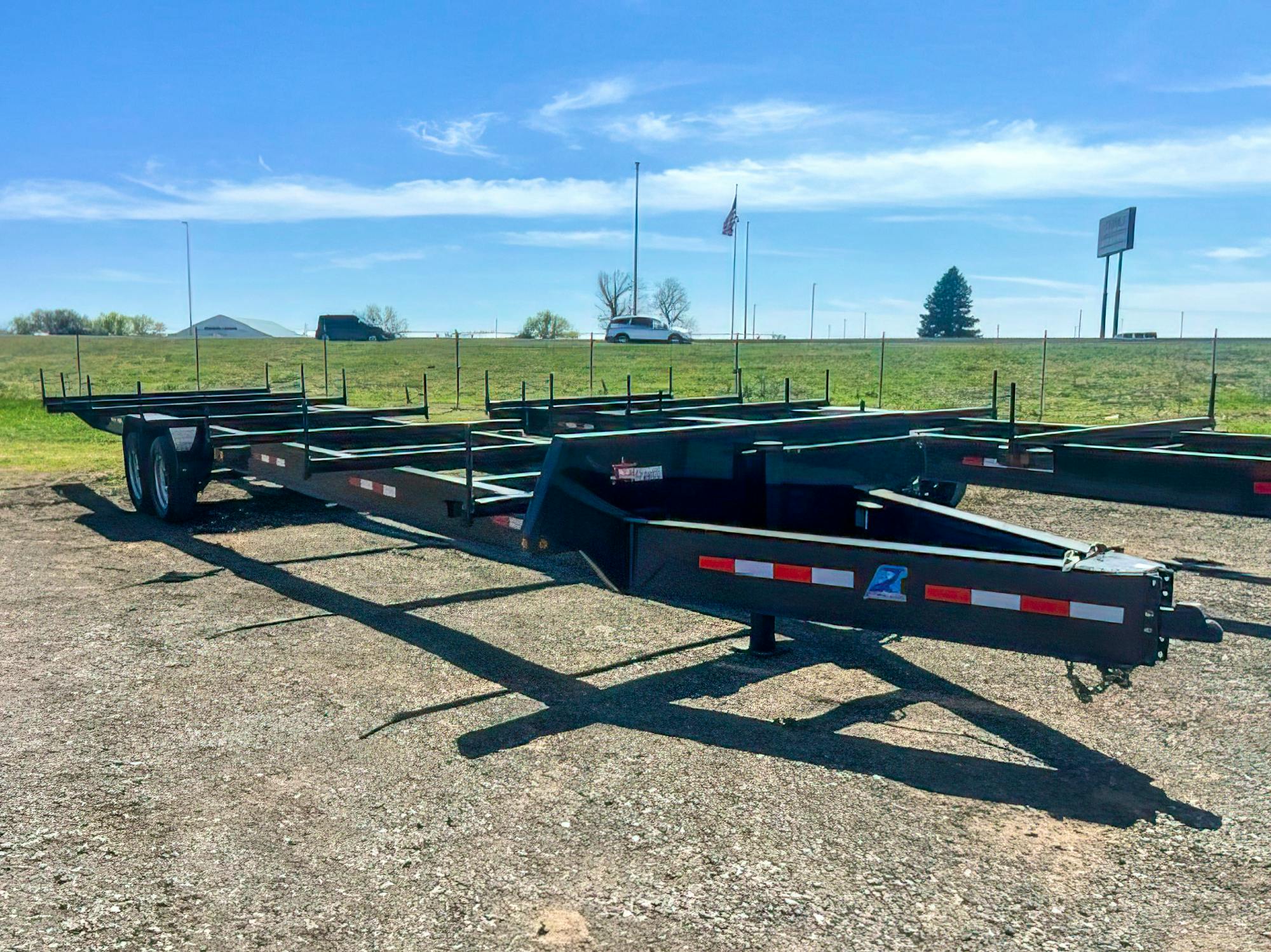 AT Trailers 32'x96" Pipe Hauler Trailer w/ Singles (SP) - Stock #91152 - Image 1 of 6