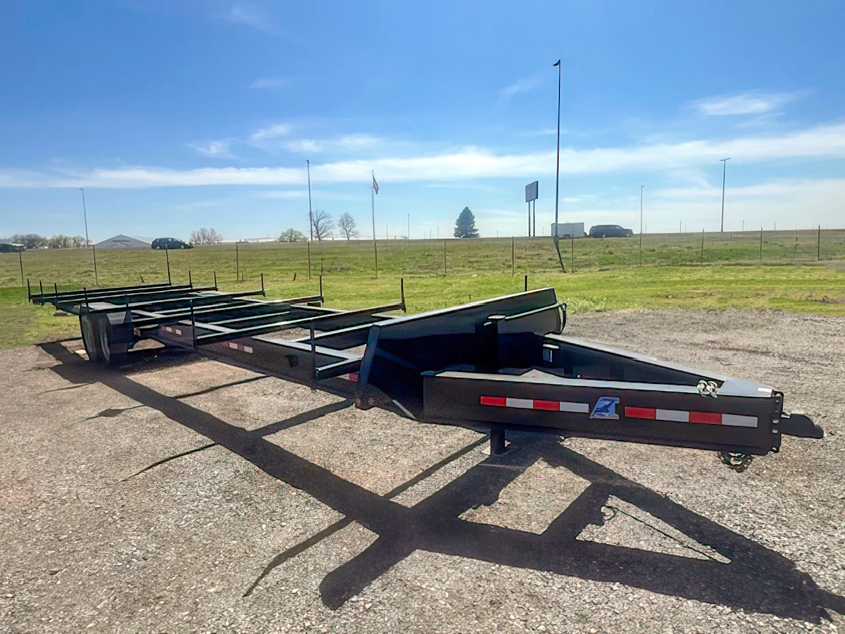 AT Trailers 32'x96" Pipe Hauler Trailer w/ Singles (SP) - Stock #91152 - Image 2 of 6 AT Trailers 32'x96" Pipe Hauler Trailer w/ Singles (SP) - Stock #91152 - Image 2 of 6