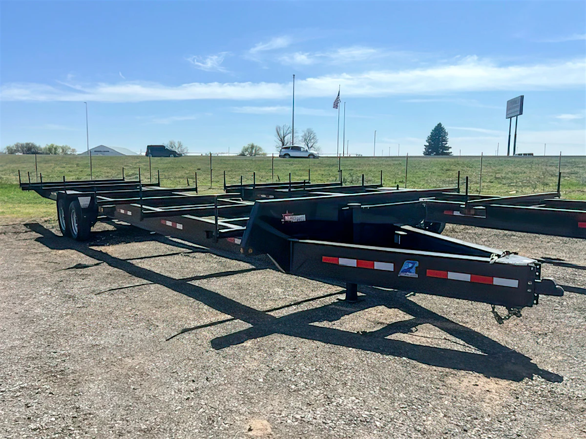 AT Trailers 32'x96" Pipe Hauler Trailer w/ Singles (SP) - Stock #91153 - Image 1 of 6 AT Trailers 32'x96" Pipe Hauler Trailer w/ Singles (SP) - Stock #91153 - Image 1 of 6