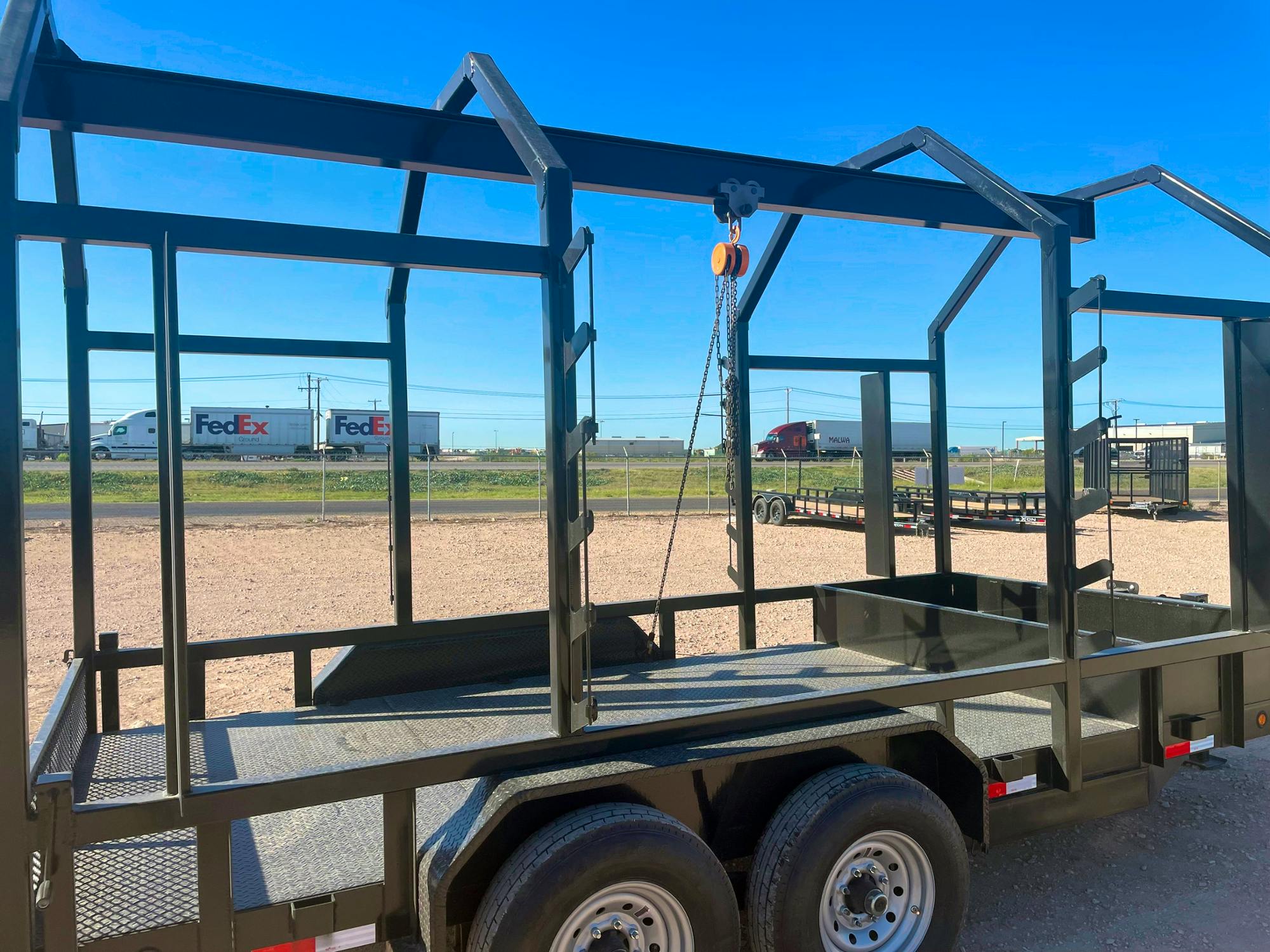 AT Trailers 16'x83" Monorail Oilfield Trailer (SM) - Stock #91156 - Image 2 of 5