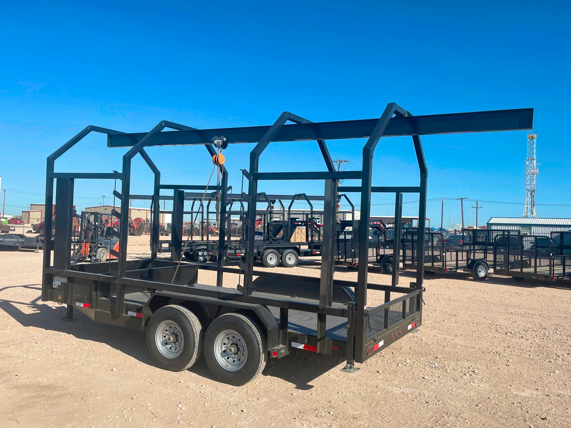 AT Trailers 16'x83" Monorail Oilfield Trailer (SM) - Stock #91156 - Image 4 of 5