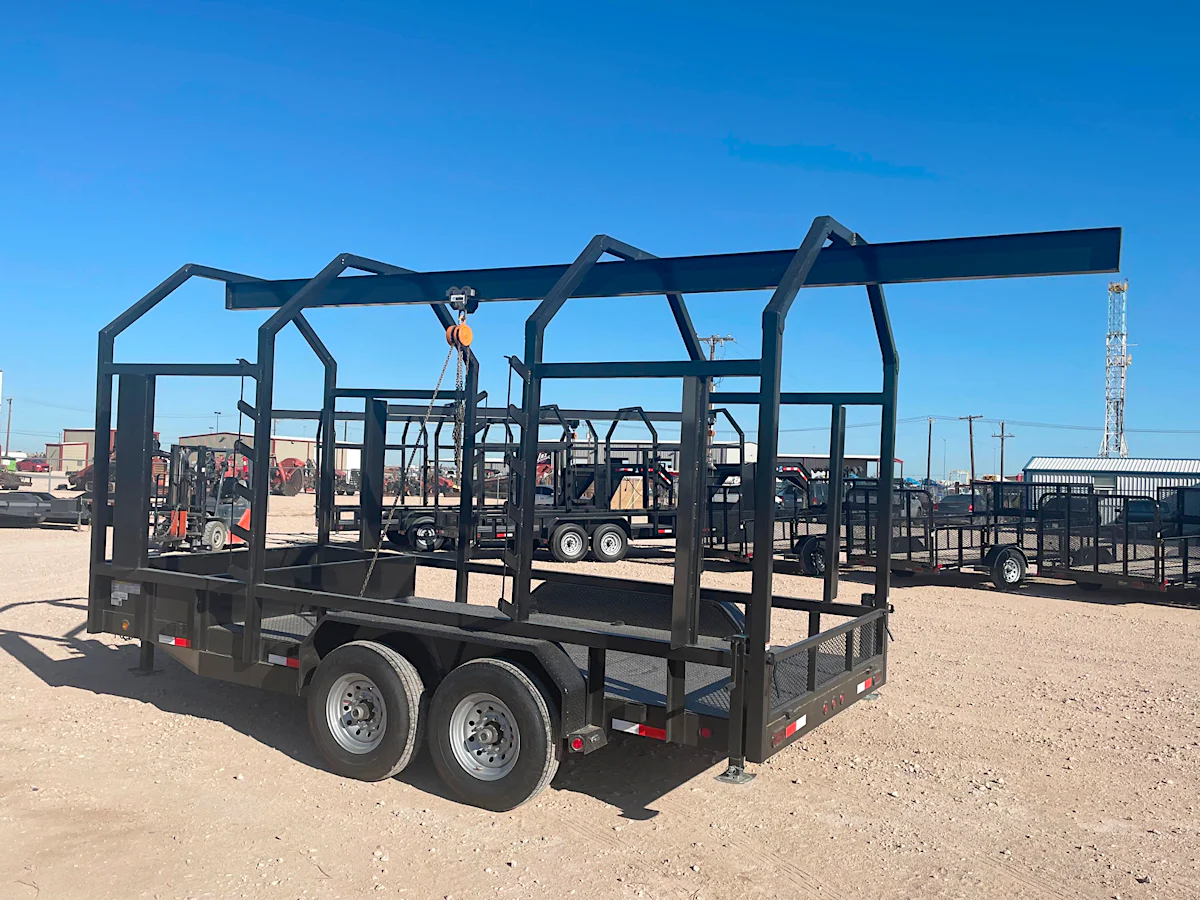 AT Trailers 16'x83" Monorail Oilfield Trailer (SM) - Stock #91156 - Image 4 of 5 AT Trailers 16'x83" Monorail Oilfield Trailer (SM) - Stock #91156 - Image 4 of 5