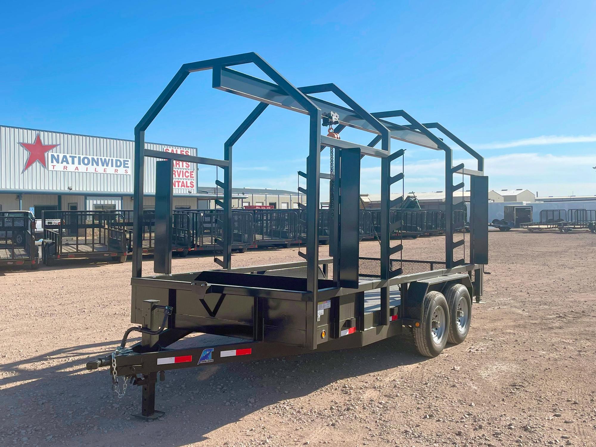 AT Trailers 16'x83" Monorail Oilfield Trailer (SM) - Stock #91156 - Image 1 of 1