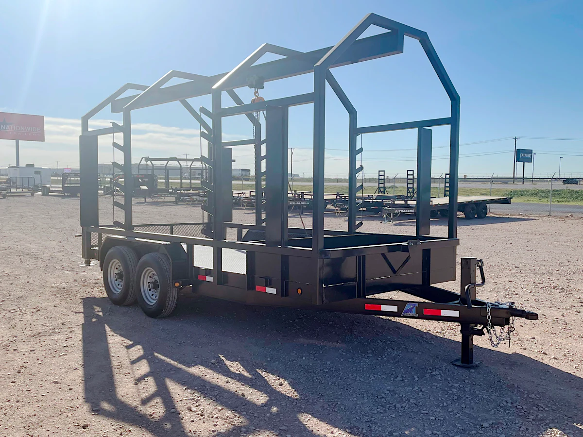 AT Trailers 16'x83" Monorail Oilfield Trailer (SM) - Stock #91156 - Image 5 of 5 AT Trailers 16'x83" Monorail Oilfield Trailer (SM) - Stock #91156 - Image 5 of 5