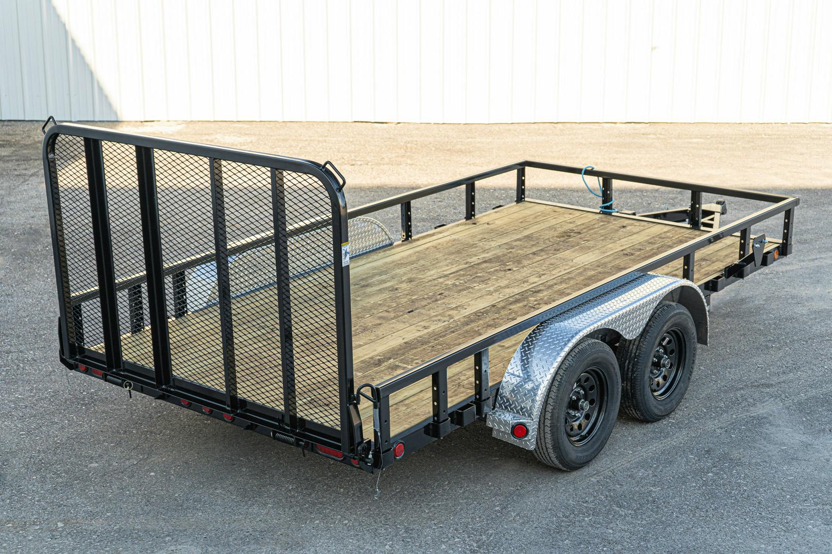 PJ Trailers 14'x83" Tandem Axle 4" Channel Utility Trailer (UL) - Stock #91164 - Image 14 of 17