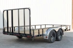 PJ Trailers 14'x83" Tandem Axle 4" Channel Utility Trailer (UL) Stock #91164 - Thumbnail 16