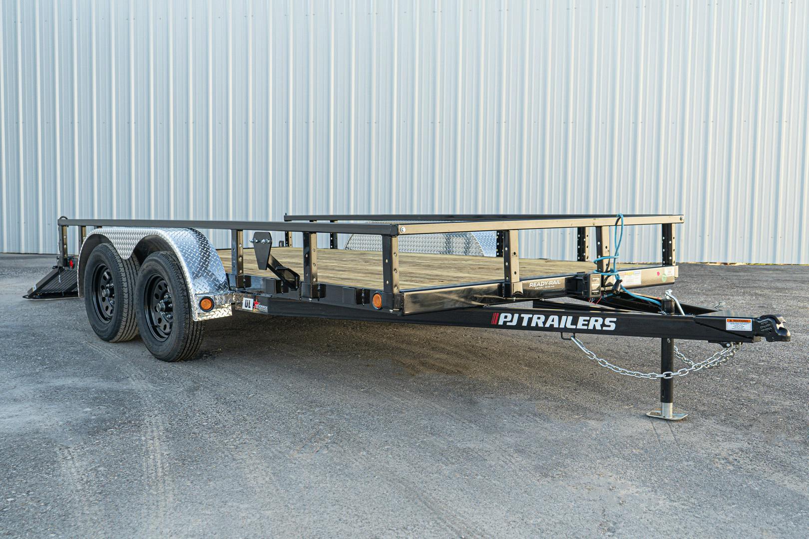 PJ Trailers 14'x83" Tandem Axle 4" Channel Utility Trailer (UL) - Stock #91164 - Image 5 of 17