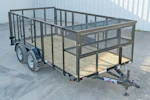 Texas Bragg 14'x83" Landscape Trailer w/ 4' Sides & 4' Gate (L2) Stock #91173 - Thumbnail 1