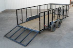 Texas Bragg 16'x83" Landscape Trailer w/ 4' Sides & 4' Gate (L2) Stock #91176 - Thumbnail 12