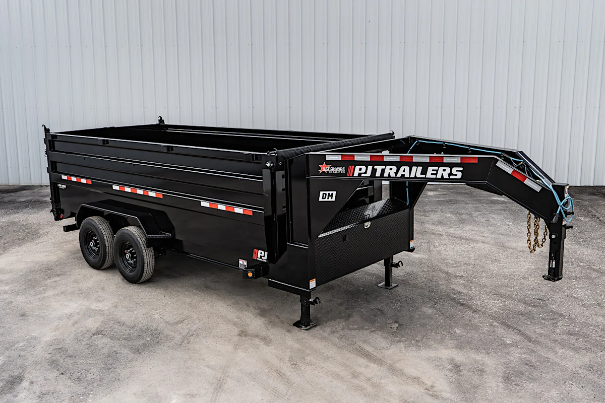 PJ Trailers 16'x83" Low Pro High Side Dump Trailer w/ 4' Sides (DM) - Stock #91188 - Image 3 of 34 PJ Trailers 16'x83" Low Pro High Side Dump Trailer w/ 4' Sides (DM) - Stock #91188 - Image 3 of 34