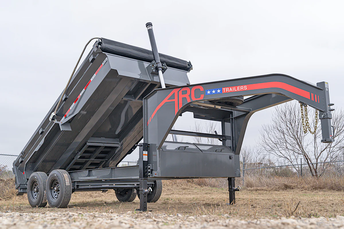 ARC Trailers 14'x83" Gooseneck Telescopic Dump Trailer w/ 2' Sides (GDT) - Stock #91226 - Image 3 of 18 ARC Trailers 14'x83" Gooseneck Telescopic Dump Trailer w/ 2' Sides (GDT) - Stock #91226 - Image 3 of 18