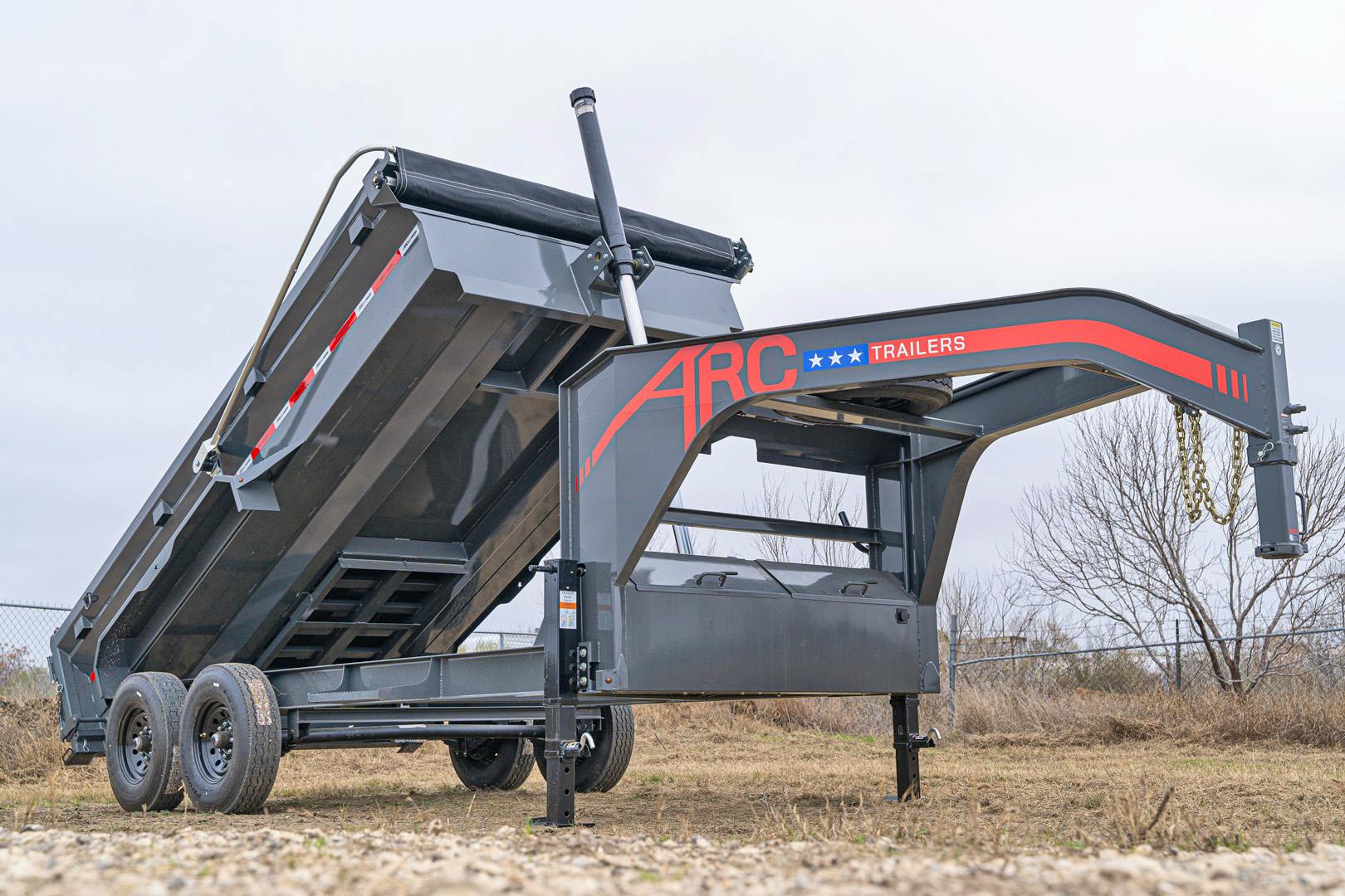ARC Trailers 14'x83" Gooseneck Telescopic Dump Trailer w/ 2' Sides (GDT) - Stock #91232 - Image 3 of 18
