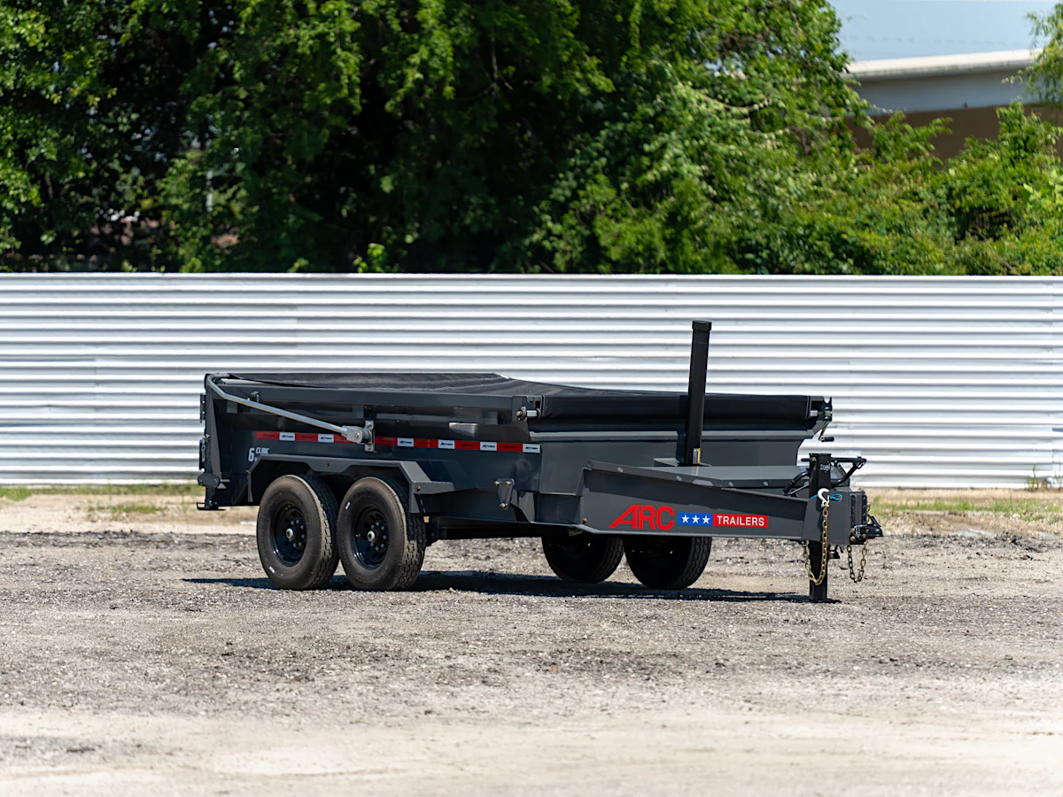 ARC Trailers 16'x83" Telescopic Dump Trailer w/ 2' Sides (BDT) - Stock #91234 - Image 5 of 6 ARC Trailers 16'x83" Telescopic Dump Trailer w/ 2' Sides (BDT) - Stock #91234 - Image 5 of 6