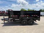 PJ Trailers 14'x83" 16k Dump Trailer w/ 4ft Sides (DX) Stock #91250 - Thumbnail 3