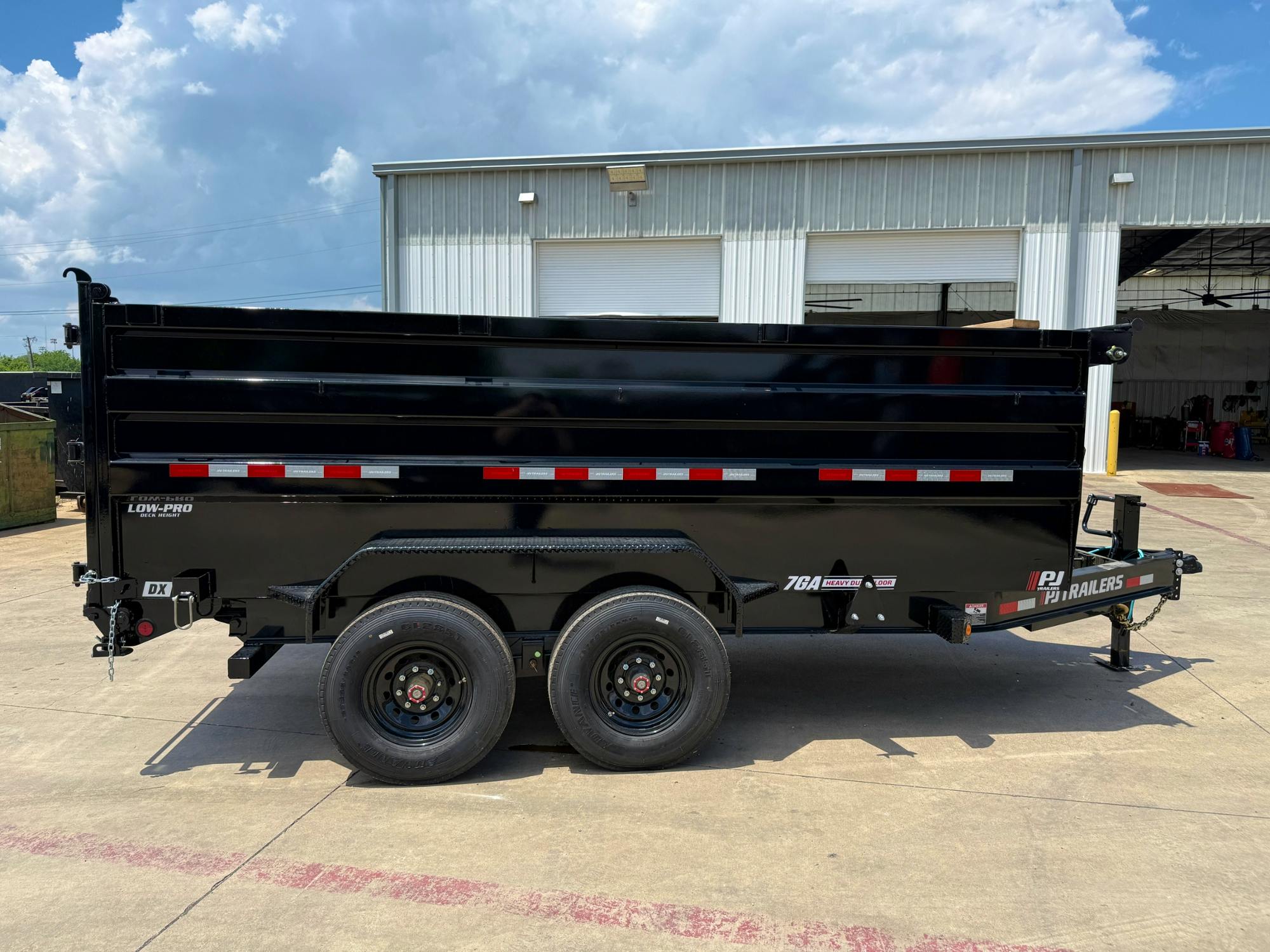 PJ Trailers 14'x83" 16k Dump Trailer w/ 4ft Sides (DX)