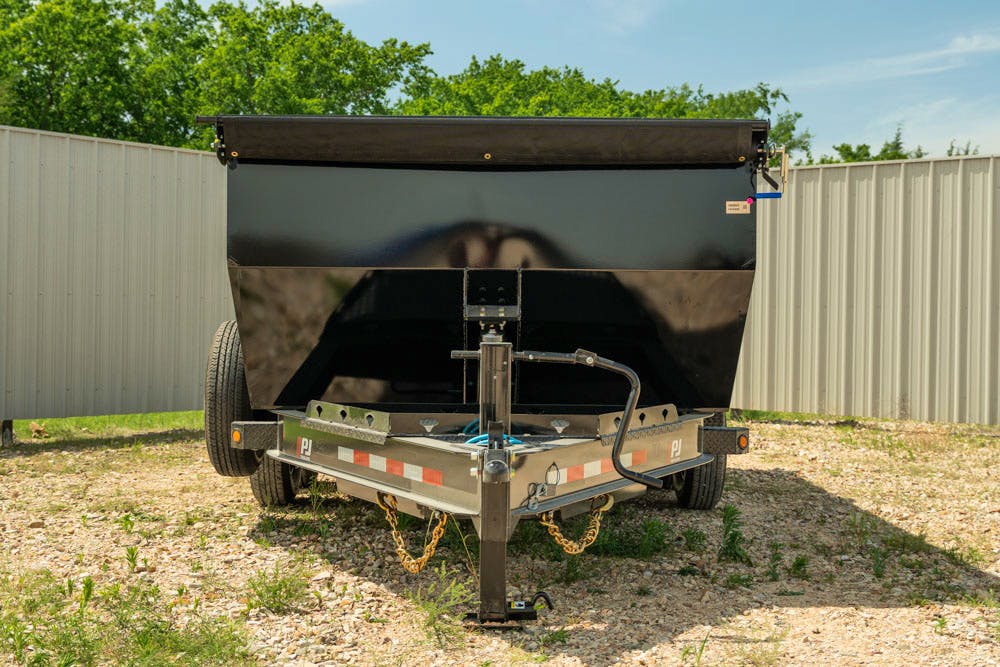 PJ Trailers 14'x83" Telescopic Dump Trailer w/ 4' Sides (DT) - Stock #91263 - Image 9 of 18