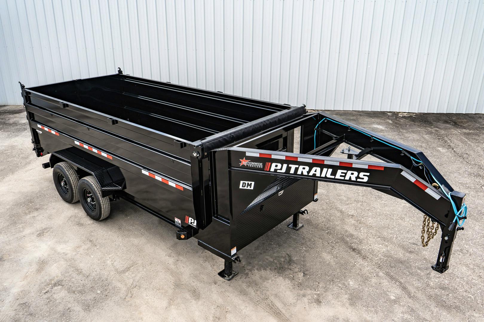 PJ Trailers 14'x83" Low Pro High Side Dump Trailer w/ 4' Sides (DM) - Stock #91267 - Image 7 of 33