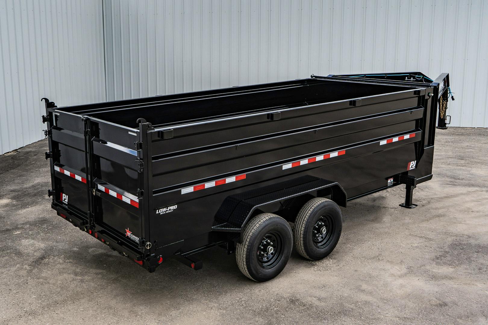 PJ Trailers 14'x83" Low Pro High Side Dump Trailer w/ 4' Sides (DM) - Stock #91268 - Image 17 of 33