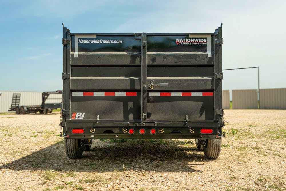 PJ Trailers 14'x83" Telescopic Dump Trailer w/ 4' Sides (DT) - Stock #91269 - Image 7 of 18